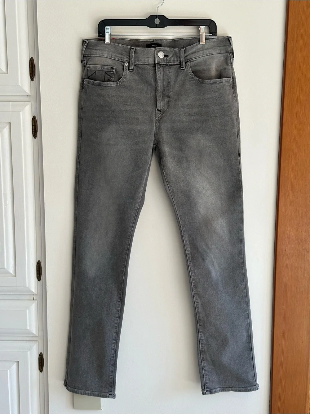 True Religion Ricky Relaxed Straight Gray Jeans Men’s 36